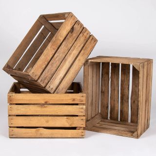 Wooden fruit crate B grade 50x40x30 cm Wooden crates UK King